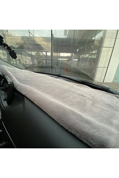 Twin Store Soft Furry Auto Dashboard Trunk Cover Plush Carpet Gray 130X40Cm