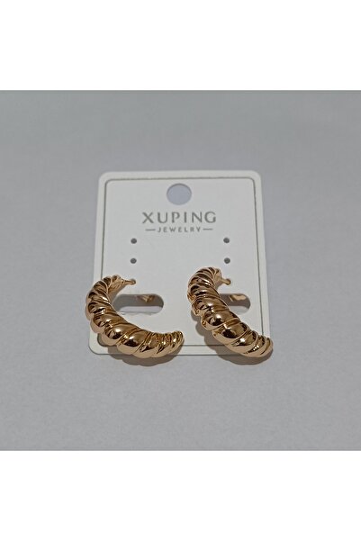Zennemor Xuping Good Quality Stainless Steel Anti-Allergic Twisted Half Hoop ...
