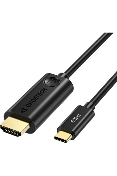 CHOETECH CH0019 Καλώδιο HDMI 2.0 HDMI αρσενικό - USB-C αρσενικό 1.8μ Μαύρο