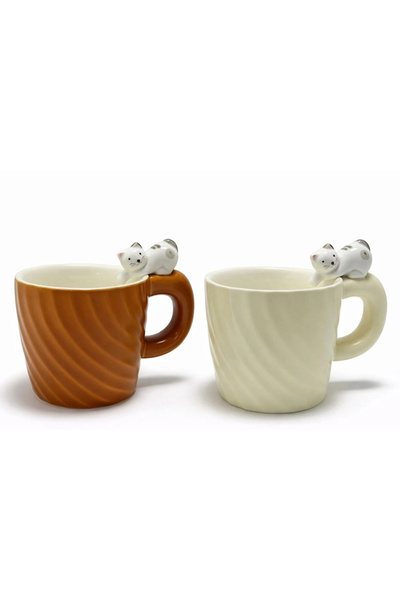 TTT 3D Cat Figured Patterned Mug