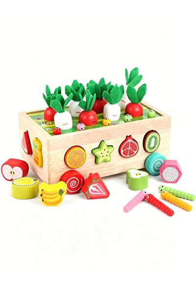 Generic Early Learning Wooden Toy Montessori Shape Sorting Educational Toy fo...