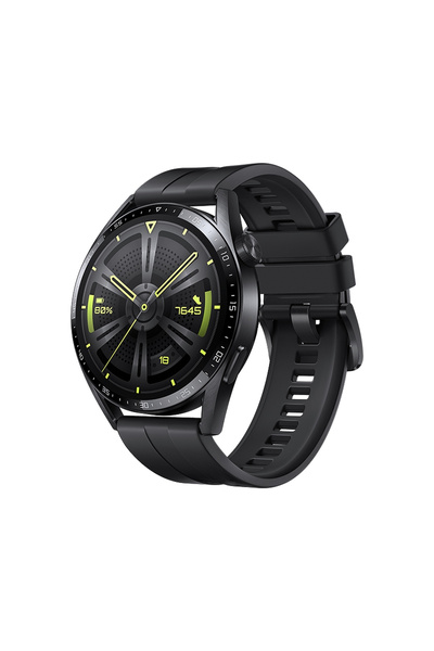 Hurtel Λουράκι Σιλικόνης Μαύρο (Huawei Watch GT/GT Pro 2/3/4/5 / Ultimate 46 mm)