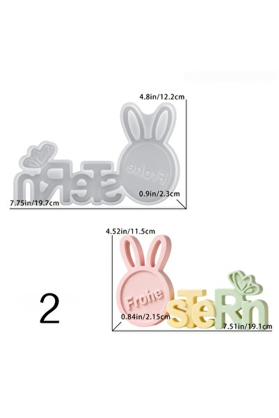 Choice Easter Bunny 1 Styles Available: Easter Bunny Clay Mold, Resin Mold, S...