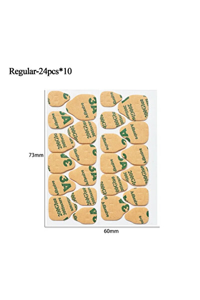 Choice1 Regular 24pcs x10 Double Side Nail Jelly Glue Wearable False Nail Art...