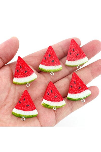 Choice 10pcs 10pcs/lot resin fruit watermelon charms pendant for necklace bra...