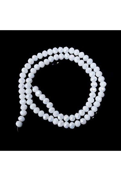 Choice4 6mm approx 90pcs 3/4/6/8/10mm Crystal Rondel Beads Faceted Glass Bead...