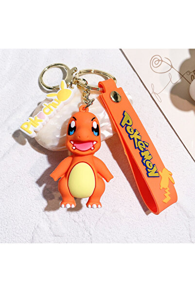 Choice1 6 cm F Cartoon Pikachu Pokémon Silicone Keychain Hanger
