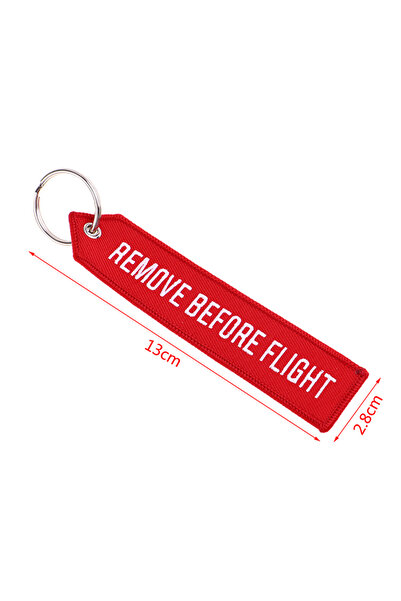 Choice Red Remove Before Keychain Strap Flight Lanyards For Card Badge Gym Ke...