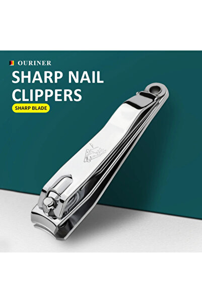 Choice WHITE Nail Clippers Stainless Steel Sharpest Nail Cutter Duty Curved E...