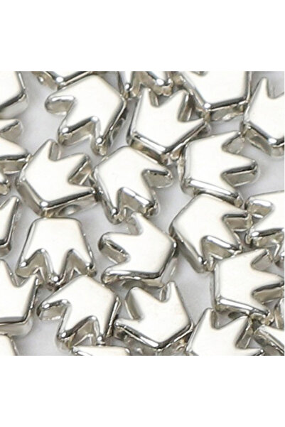 Choice 16CCBHG0511-2 100Pcs CCB Crown Shape Spacer Loose Bead Gold Silver Bea...