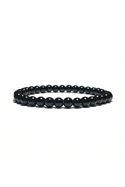 Choice3 6mm 4/6/8/10/12mm Natural Black Obsidian Beaded Bracelet Men Round St...