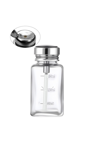 Choice 01 180ml 180ml Nail Glass Bottle Press Funnel Press Type Alcohol Bottl...