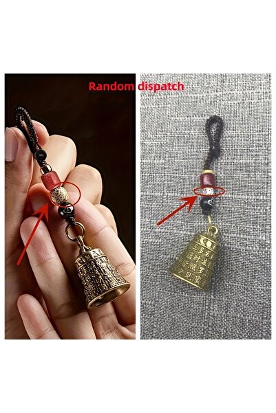 Choice 1Pcs 1pcTibetan Bell Keychain Crafted by Hand, Includes a Bell And Bra...