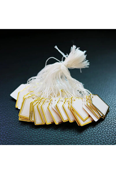Choice6 Gold-A Jewelry Labels Business Cards 100Pcs/lot Price Tags Diy Tie St...