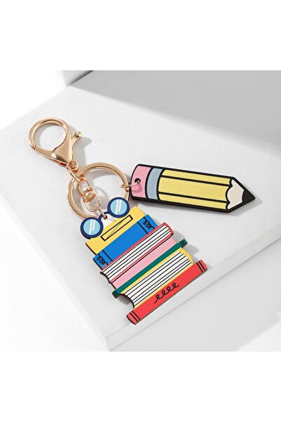 choice2 Style 3 1Pc Fashion Personalized Creativity Teacher Keychain Rainbow ...