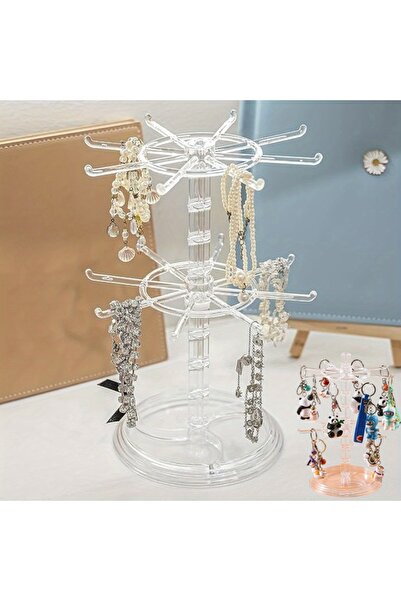 Choice Transparent Rotating Jewelry Display Stand, Necklace Holder, Jewelry T...
