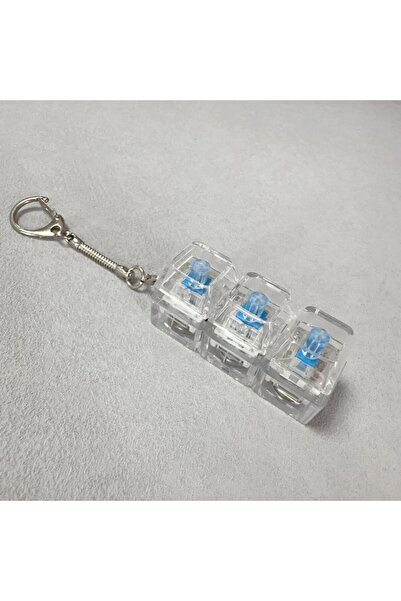 Choice A3 3Keys Keyboard Key Chain DIY Button Finger Keyboard Caps Stress Rel...