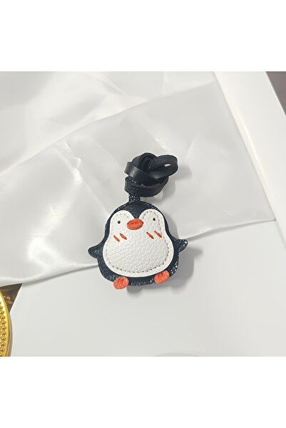 Choice black penguin cute kawaii cartoon pu leather penguin bag charm handbag...