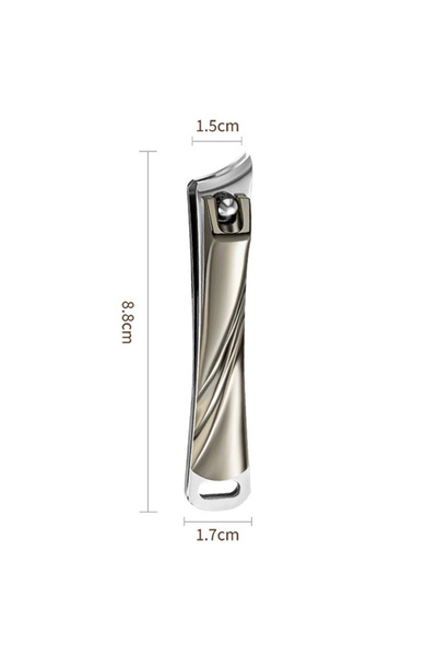Choice Silver 1/2Pcs Slanted Edge Nail Clippers Stainless Steel Ingrown Finge...