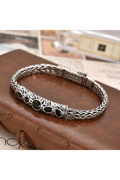 choice2 20cm New Hand-woven Trend Black Diamond Fashion Style Personality Men...