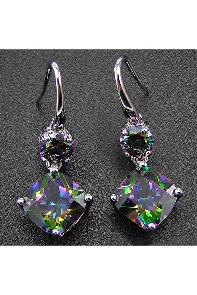 Choice E614 Huitan Multicolor Cubic Zirconia Women Drop Earrings Graceful Acc...