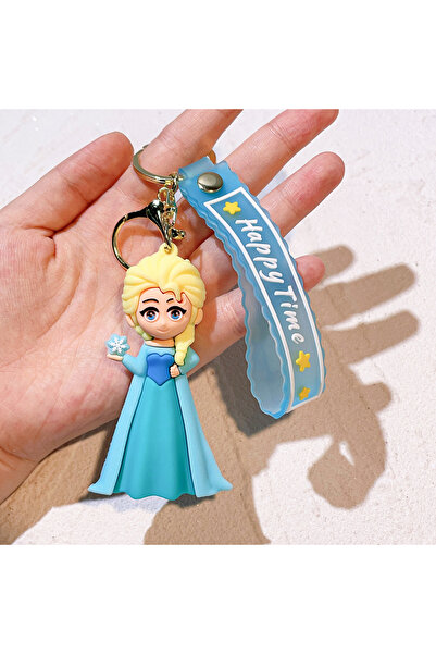 Choice6 KC4110 Cartoon Movie Princess Key Chains Elsa Snow White Ariel Keyrin...