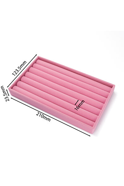 Choice21 Pink rectangle 1Pc Jewelry Display Jewelry Storage Tray Jewelry Hold...