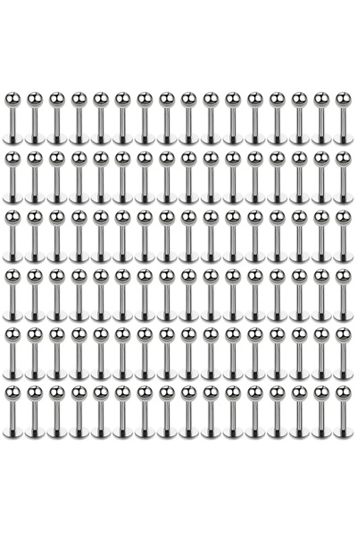 Choice21 1.2x8x3mm 50pcs Style F 10Pc/50Pc G23 Ttianium Labret Ear Lip Stud J...