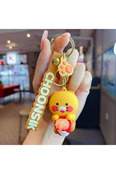 Choice3 سلاسل مفاتيح D Choonsik بطول 6 سم، تماثيل كوكا السيليكونية، سلاسل مفا...