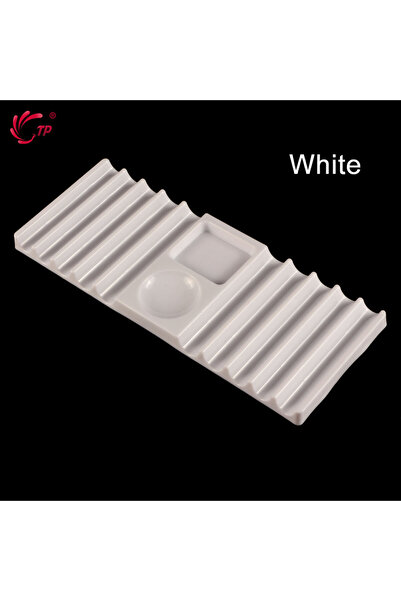 Choice white TP Dual Form Holder Plastic Pen Stand for Nail Art Tools Nail Br...