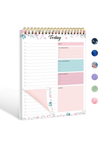 Arabest Daily To Do List Notepad and Checklist Planner,6.7" x 9.8",104 Double...