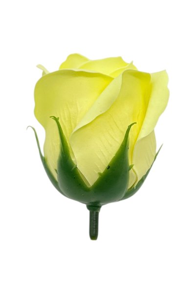 AFO Set 50 trandafiri sapun parfumati, atingere reala, galben pal