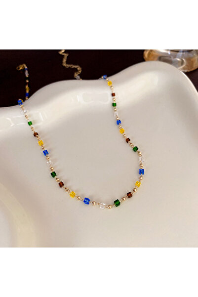 Choice1 Colorful Round Heart-shaped Rhinestones Chokers Necklace for Women Fr...