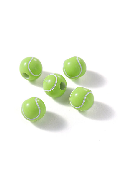 Choice4 30Pcs Tennis 01 30Pcs/Lot Acrylic Rugby Tennis Basketball Beads Sport...
