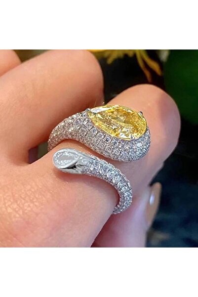 Choice resizable A408 Huitan Delicate Design Women Opening Ring Inlaid Shiny ...