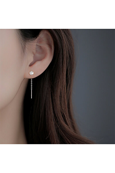 Choice1 1 Pair qd545-4 Fashion Elegant Chain Heart Tassel Earrings For Women ...