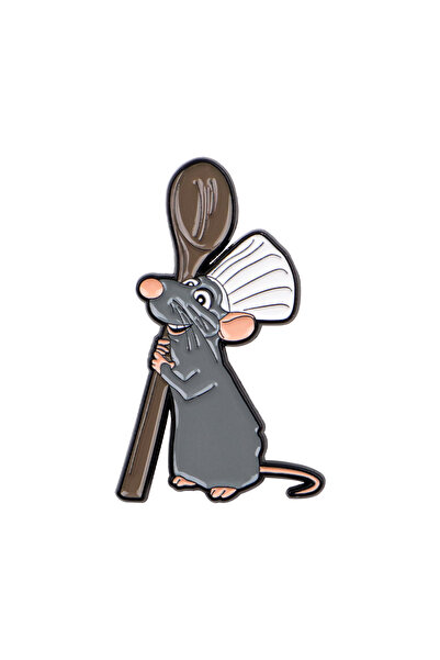 Choice 1 Cute Mouse Enamel Pin Cartoon Animal Brooch For Coat Women's Brooche...