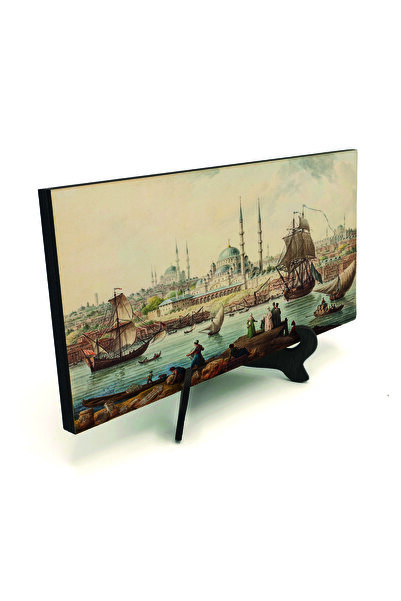 Sadrazam Επιτραπέζια βάση MDF με εκτύπωση τοπίου της παλιάς Κωνσταντινούπολης...