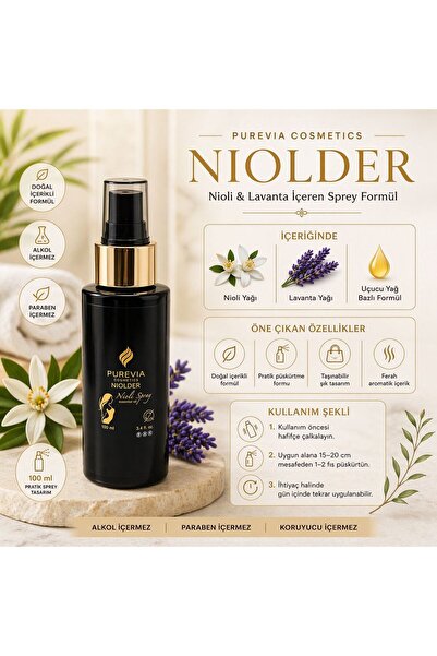 Purevia Cosmetics Niolder Nioli & Lavanta İçeren Intim Bakım Spreyi %100 Doğa...