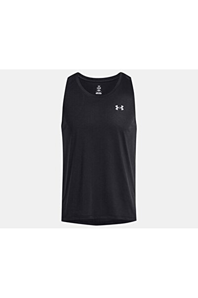 Under Armour Ua Launch Singlet Men's Athlete Shirt 1382585-001 Black / Reflec...