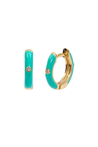 Choice Gold-Green New Stainless Steel Round Hoop Earrings Multicolor Crystal ...