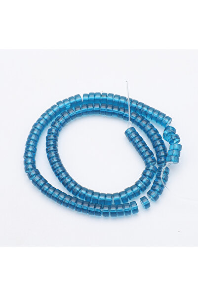 Choice19 KLan 110pcs 3x6mm Crystal Glass Flat round Spacer Beads Crafts for D...