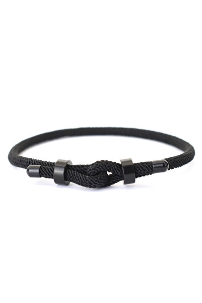 Choice black Adjustable Men Lucky Red Rope Bracelet With Grade A 4mm String S...