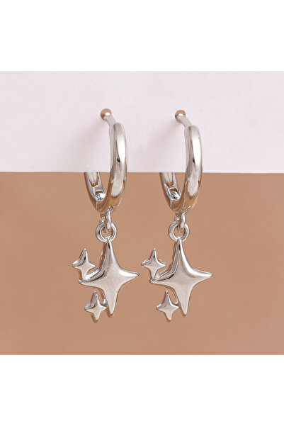 Choice silver-2PCS 2PCS New Arrival Exquisite Punk Stainless Steel Zircon Hug...