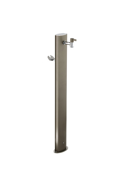 Colortap oval garden water column with base, gray