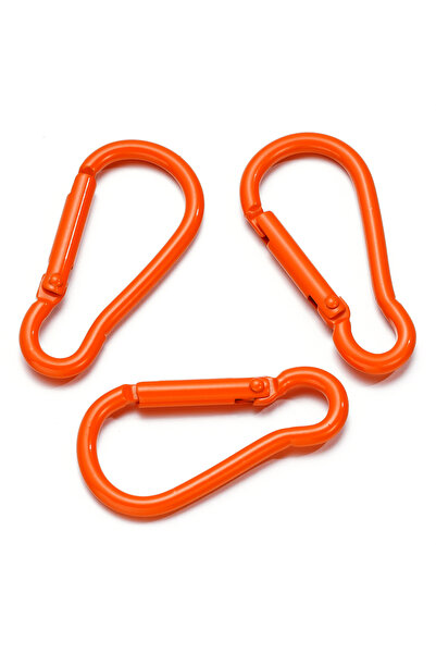 Choice18 Orange 5Pcs/Lot 20 Colors Metal Lead Round Head Buckle Openable Spri...