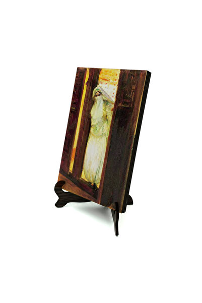 Sadrazam Πίνακας ομορφιάς με πέπλο, τυπωμένο MDF, 10x15 5G-PG1