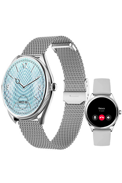 Lumaudio ®   Έξυπνο ρολόι Rosa με αυτονομία μπαταρίας 7 ημερών και μενού στα ...