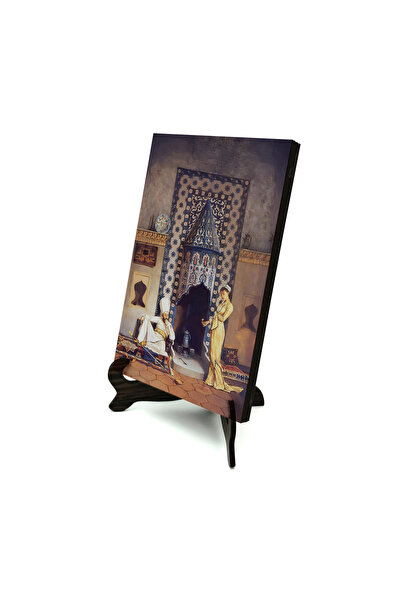 Sadrazam Osman Hamdi Bey- Τραπέζι καφετιέρας με στάμπα MDF 10x15 5G-KO1