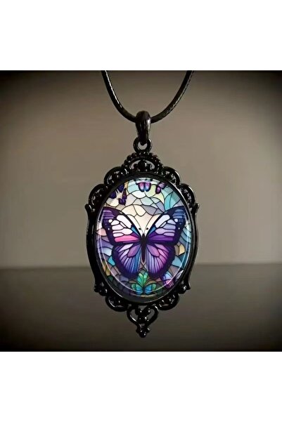 Choice6 3 Vintage Cameo Rope Chain Gothic Glass Pendant Necklace for Women Su...